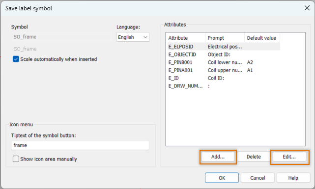 Add and edit attribute properties