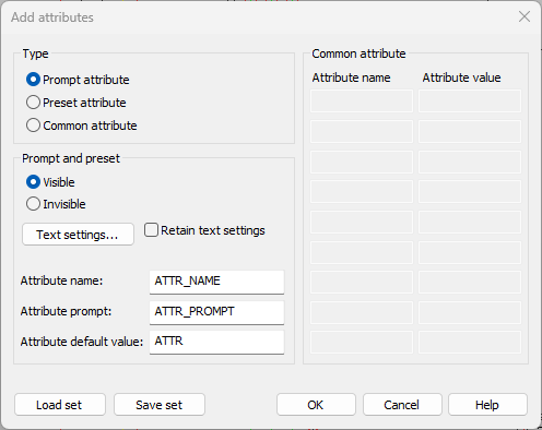 Define and add attributes