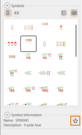 View and insert symbols