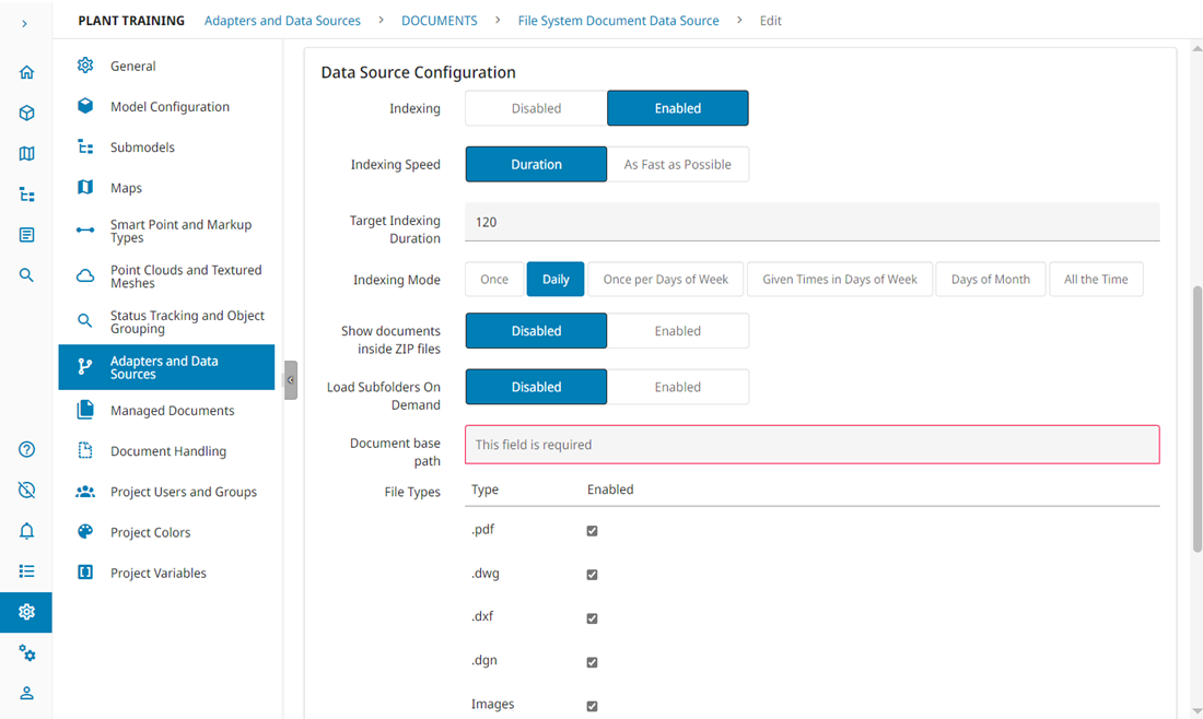 File Adapta How to create a file system document adapter
