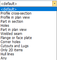 Default Selection Groups