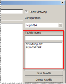 Batch export using external selection
