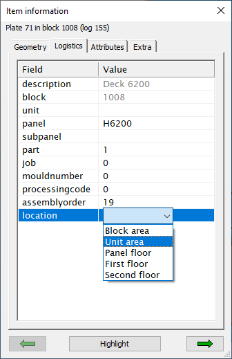 Changing a converted value