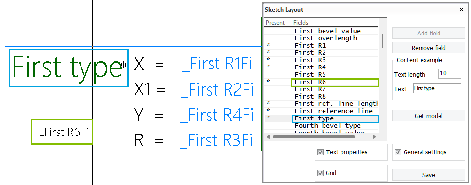 End Layout Inspecting an end type file