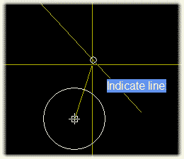 Point to the line segment