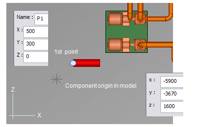 About the local coordinate system