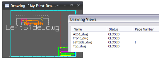 Copy more views to the drawing