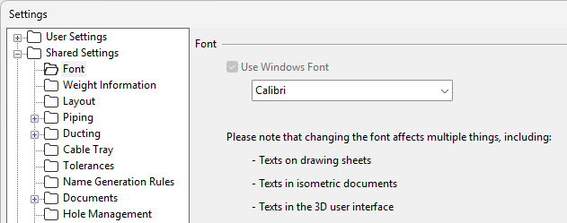 Font