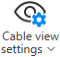 Cable view settings dialog