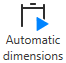 Automatic dimension button