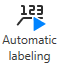 Automatic labeling button
