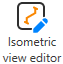 Isometric view editor button