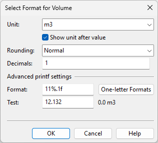 Select Format for Volume dialog