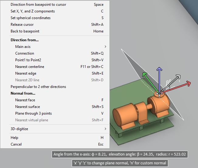 Copy and mirror context menu