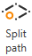 Split path button
