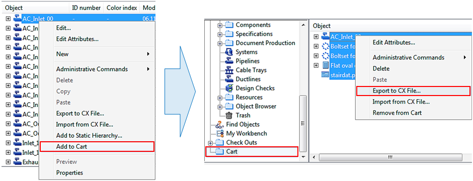Context menu